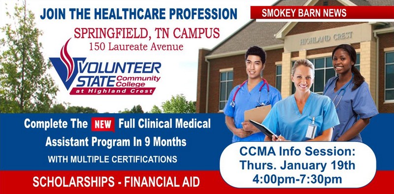 Become A Cert. Medical Asst. In Just 9 Months At Springfield's Vol State Campus! (LEARN MORE)