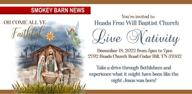Local Live Nativity Dec. 18th: Experience Bethlehem The Night Jesus Was Born