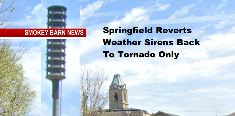 Springfield Reverts Weather Sirens Back To Tornado Only 
