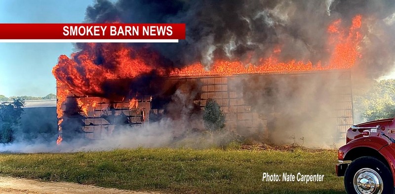 Fires Claim 2 Barns, (10 Acres) In 12 Hour Span, Fire Chief Says Wind To Blame
