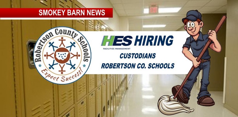 HES: We're Hiring Custodians - Robertson Co. School District