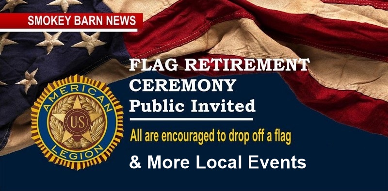 Flag Retirement Ceremony (Bring Your Flag) & More Events