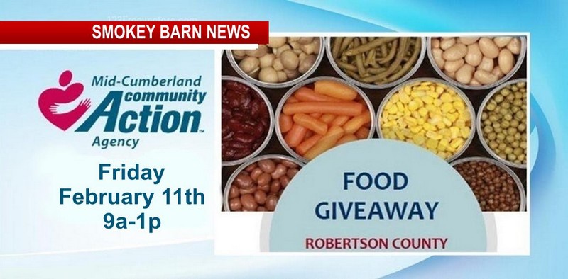 FREE Food Giveaway Event Feb. 11th By Mid Cumberland Community Action