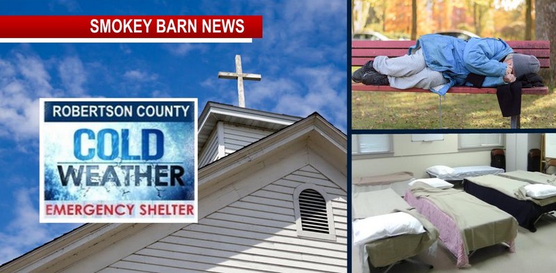 Cold Weather Shelter Opens Nov. 15th, Volunteers & Supplies Welcome