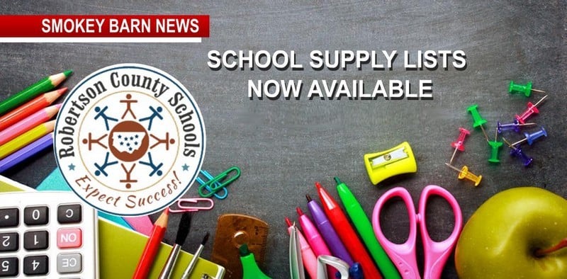 RC School Supply Lists For K-8 2021-22 Are Now Available