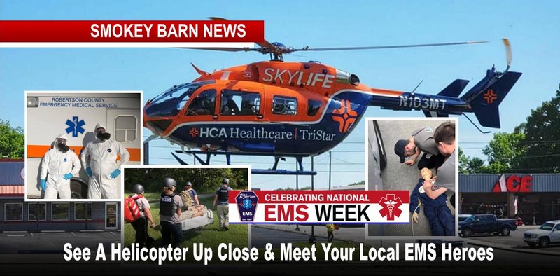 National EMS Week, See A Helicopter Up Close & Meet Your Local EMS Heroes