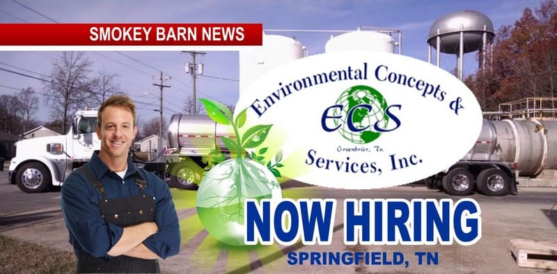Springfield's Environmental Concepts & Services Now Hiring