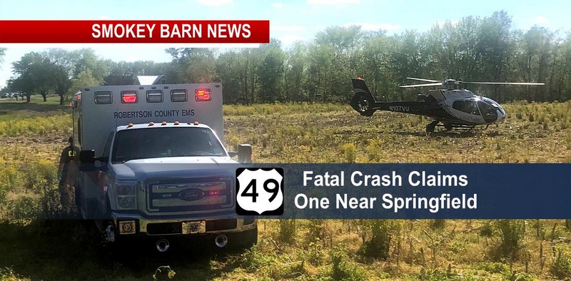 Hwy 49 Crash Claims One Life Near Springfield