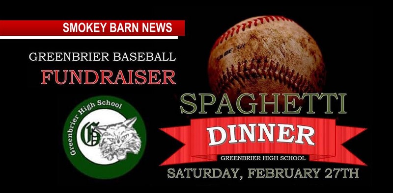 Spaghetti Dinner/Auction Set For Greenbrier Middle & High School Baseball