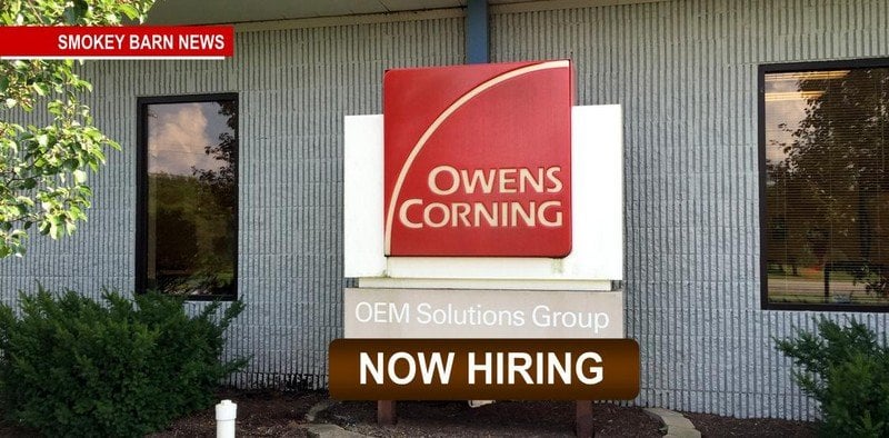 Owens Corning Hiring With Sign-On Bonus, "Come Join Our team!"