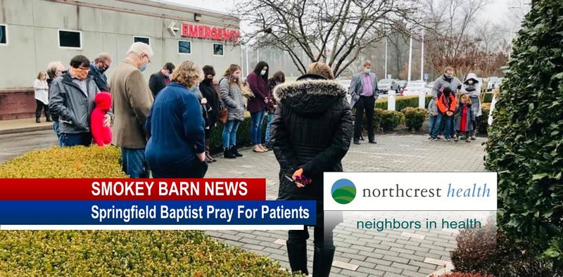 Citizens Gather To Pray Outside NorthCrest Medical Center In Springfield
