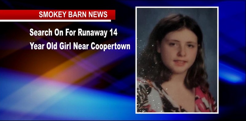 Search On For Runaway 14 Year Old Girl Near Coopertown