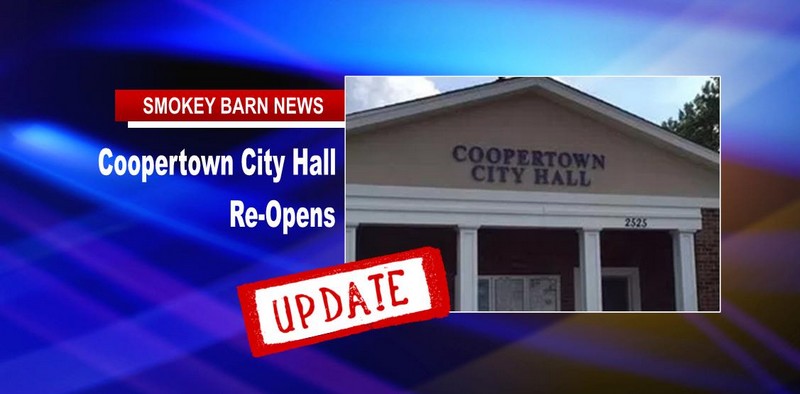  Update: Coopertown City Hall Re-Opens