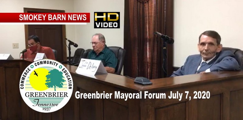 VIDEO: Greenbrier Mayoral Candidate Forum 2020