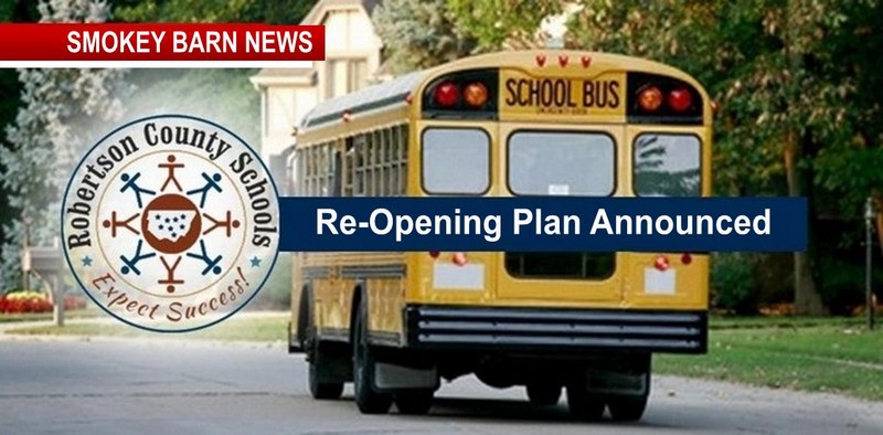 Robertson County Schools Announce Re-Opening Plan