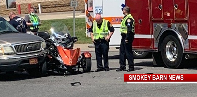 Trike And Vehicle Collide In Springfield, Rider Ok