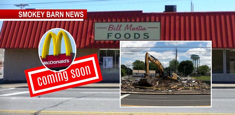 Greenbrier's Bill Martin's Grocery Store Comes Down As The Corner Is Remade