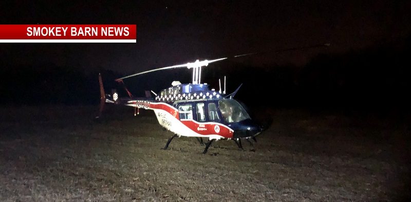 Medical helicopter Makes Emergency Landing In Orlinda
