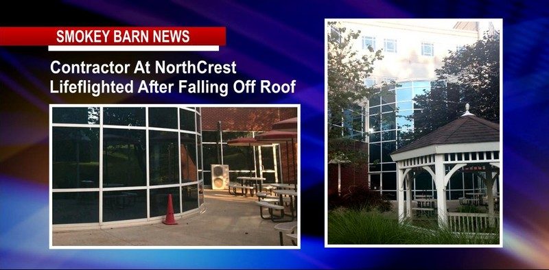 Contractor At NorthCrest Lifeflighted After Falling Off Roof