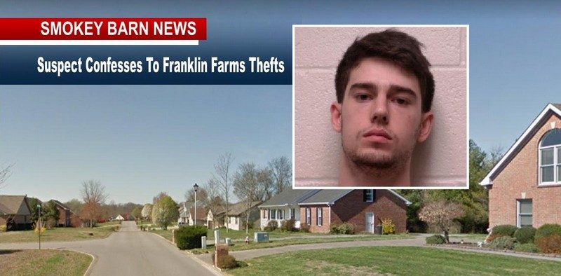 Suspect Confesses To Franklin Farms Thefts In Greenbrier