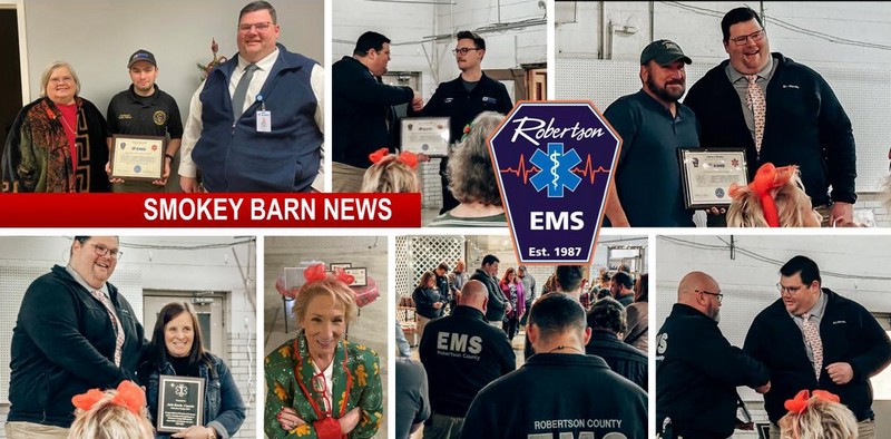 Robertson Co. EMS Long-Time Medics Honored at Special Event 
