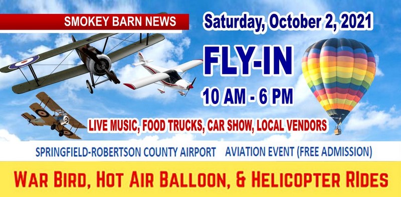 Spectacular Fly-In @ Springfield-Robertson Co. Airport-October 2 (Helicopter & Hot Air Balloon Rides & More)