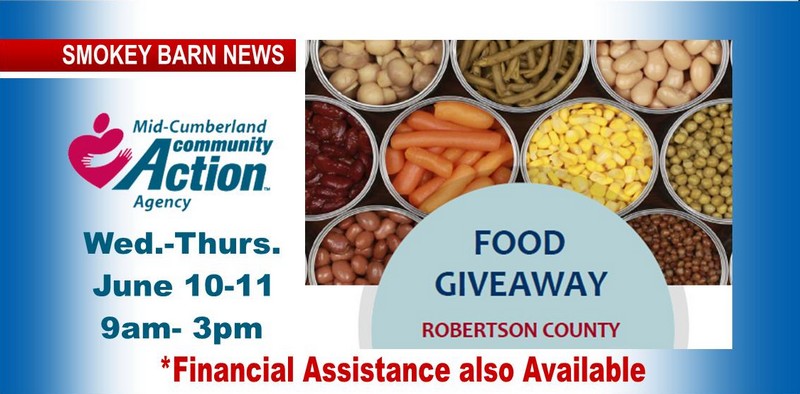 Food Give-Away, Financial Assistance Wed. & Thurs. (Volunteers Needed)