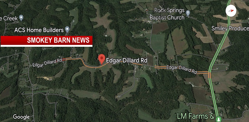 Slick Roads Cause 5 Crashes In Last Hour, Edgar Dillard RD CLOSED