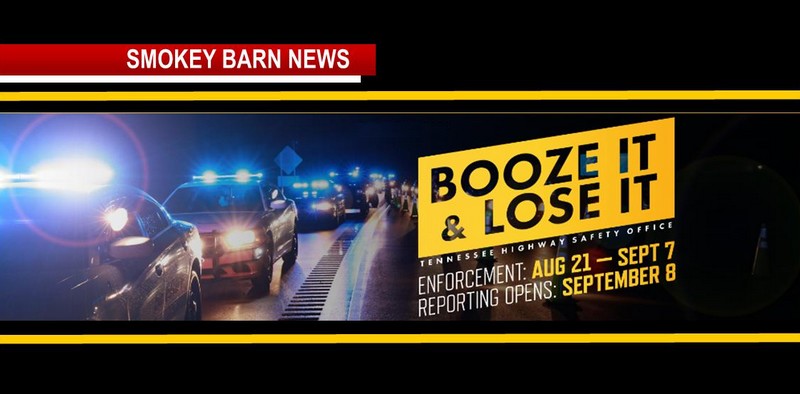 "Booze It & Lose It" Operation In Full Swing Ahead Of Labor Day