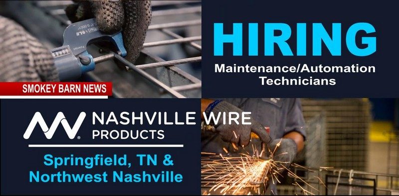 Nashville Wire Products NOW Hiring Springfield & Nashville locations