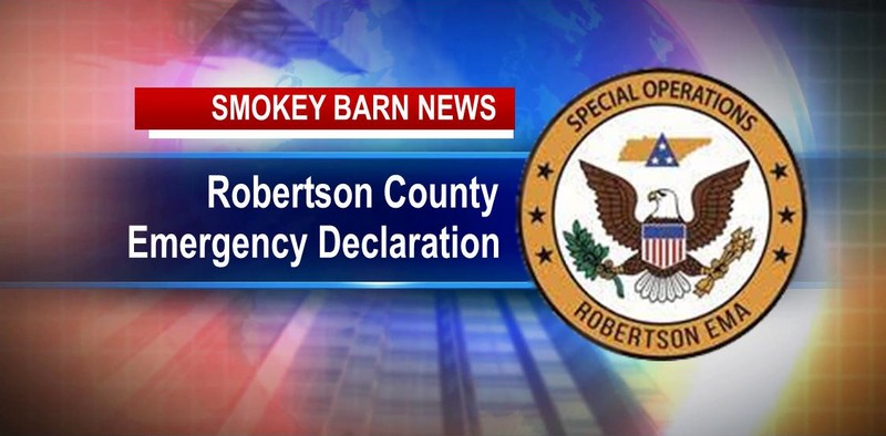 Robertson County Mayor Declares State Emergency