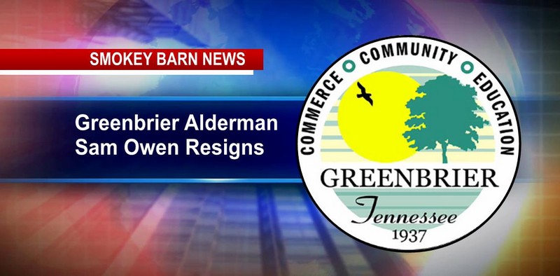 Greenbrier Alderman Sam Owen Resigns