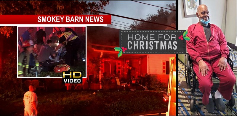 Man Saved From Fire, Home For Christmas