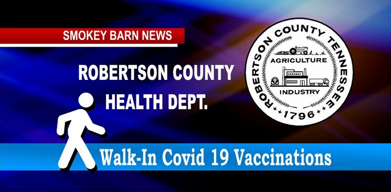 Health Dept: Now Taking Walk-In For Covid-19 Vaccinations