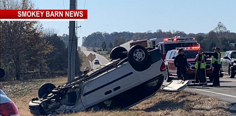 Rollover Crash Slows 49 Traffic Near Springfield