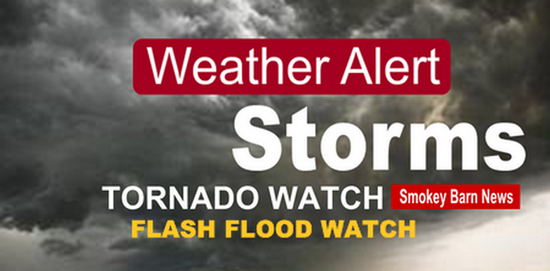 Tornado, Flash Flood Watch In Effect For Rob. County & Surrounding Areas
